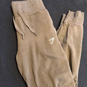 Gymshark Khaki High Waisted Joggers